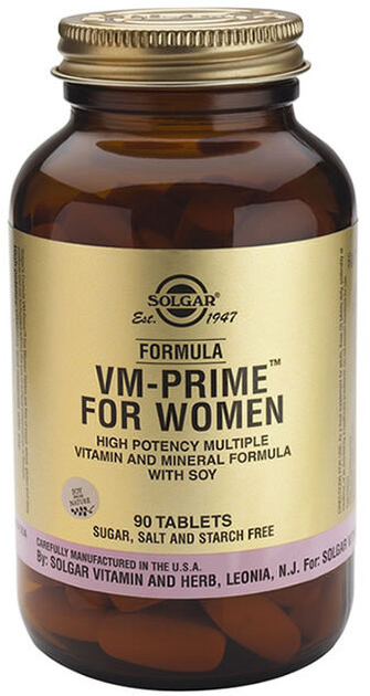 Kompleks witamin i minerałów Solgar VM-Prime For Women 90 Tablets (33984329546) - obraz 1