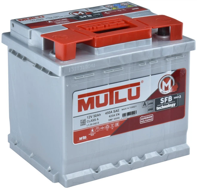 Акумулятор Mutlu Silver SFB S3 50 А/год 480 A L+ (+/-) (L1.50.042.B.M) - зображення 2