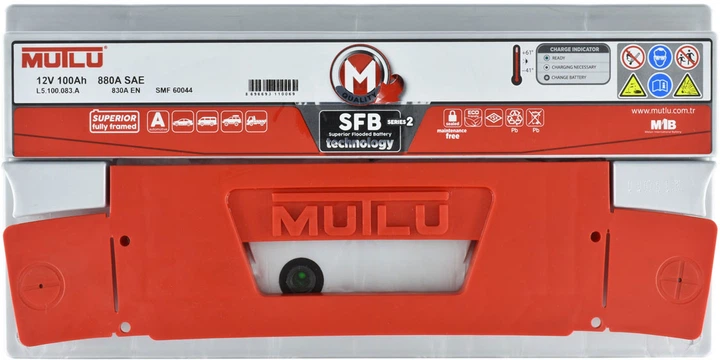 Акумулятор Mutlu Silver SFB S2 100 А/год 880 A R+ (-/+) (L5.100.083.A.M) - зображення 3