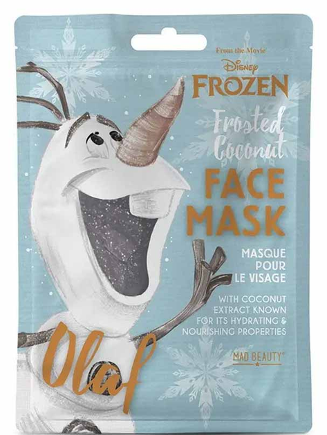 Тканинна маска для обличчя Disney Frozen Mascarilla Facial Olaf 25 мл (5060599182902) - зображення 1