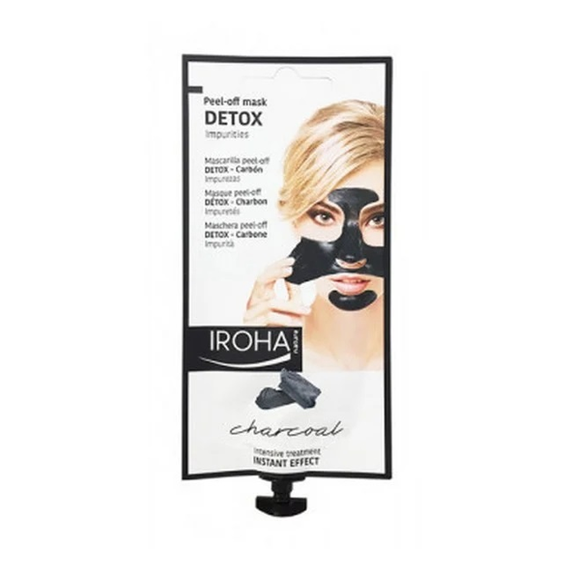 Maska z tkaniny na twarz Iroha Nature Detox Black Tissue Mask 1 Unit 25 ml (8436036431839) - obraz 1