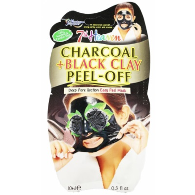 Złuszczająca maska do twarzy Montagne Jeunesse Charcoal + Black Clay Peel-Off Mask 10 ml (83800041923) - obraz 1