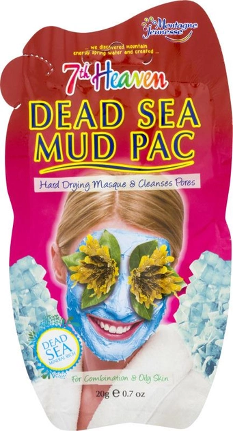 Maska do twarzy z glinką Montagne Jeunesse Dead Mud Pac Mask 20g (83800002795) - obraz 1