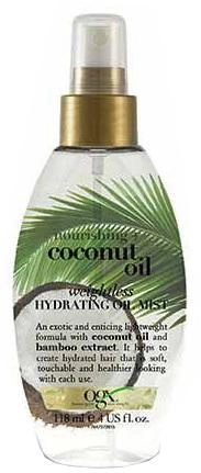 Spray do włosów Ogx Coconut Oil Hydrating Hair Oil Mist 118ml (3574661563374) - obraz 1