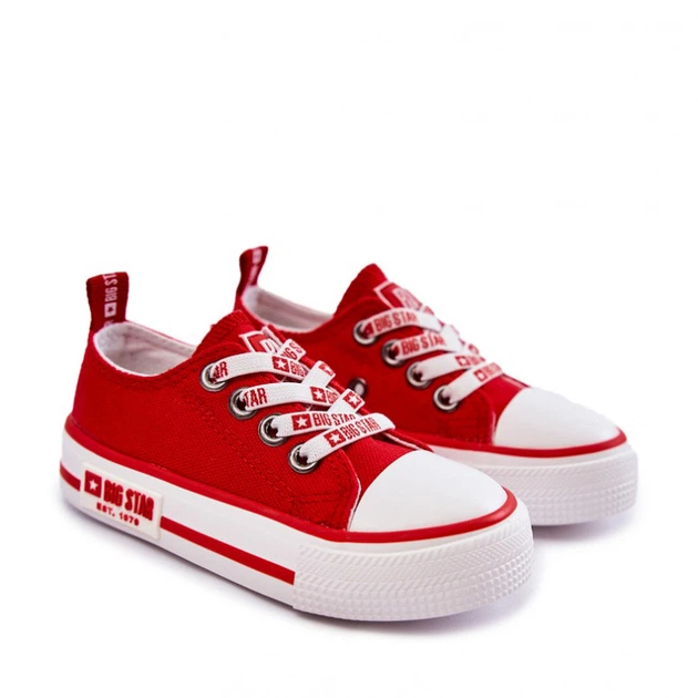 Дитячі кеди для хлопчика Big Star KK374071 26 Червоні (5900714539634) - зображення 7