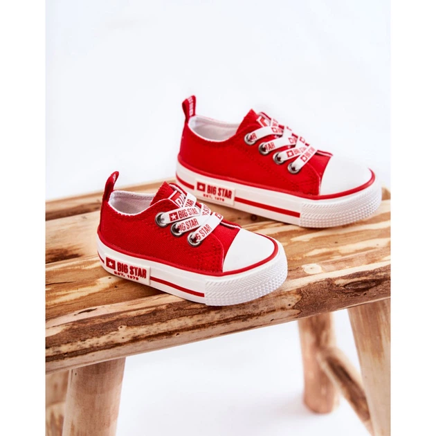 Дитячі кеди для хлопчика Big Star KK374071 27 Червоні (5900714539641) - зображення 7