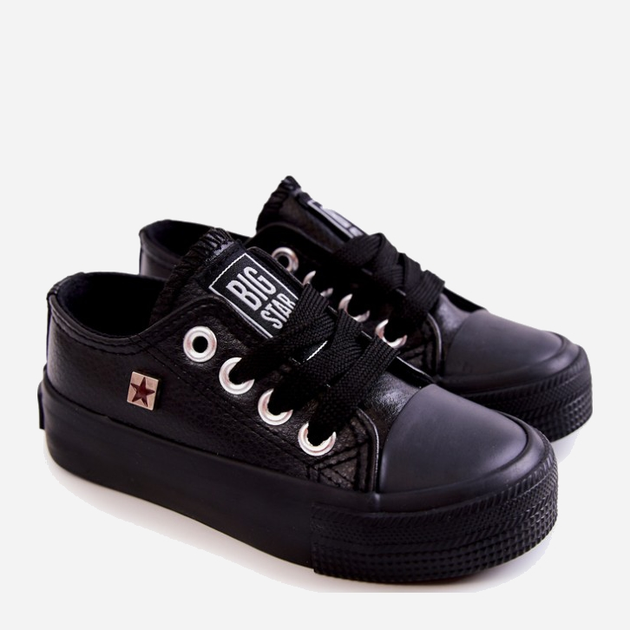 Trampki dziecięce dla dziewczynki Big Star JJ374311 25 Czarne (5900714447304) - obraz 4