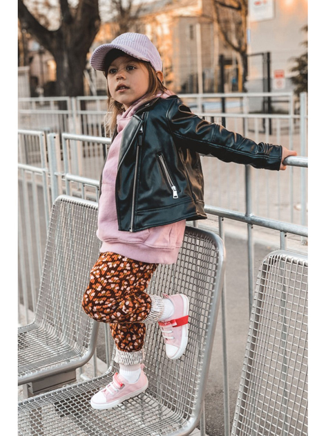 Trampki dziecięce dla dziewczynki na rzepy Big Star JJ374078 22 Różowe (5900714505011) - obraz 4