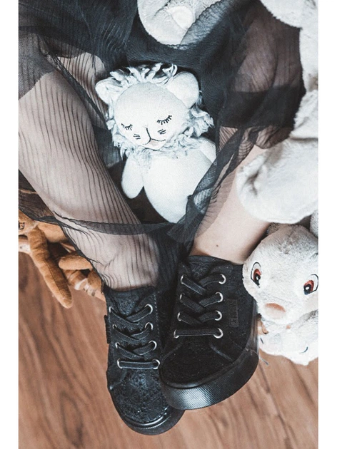 Tenisówki dziecięce dla dziewczynki Big Star JJ374133 23 Czarne (5900714443825) - obraz 5