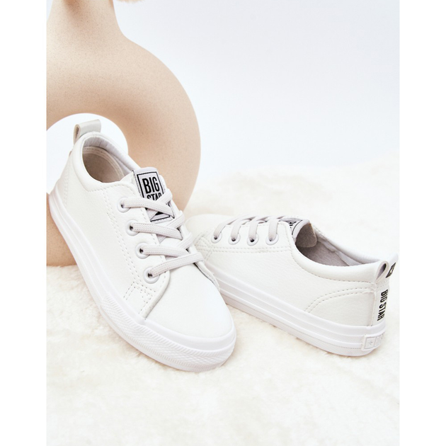 Дитячі кеди для дівчинки Big Star JJ374012 29 Білі (5900714442828) - зображення 4