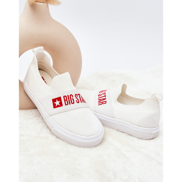 Дитячі сліпони для дівчинки Big Star JJ374029 32 Білі (5900714443573) - зображення 5