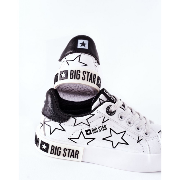 Кеди дитячі Big Star II374001 34 Білі (5900714417345) - зображення 6