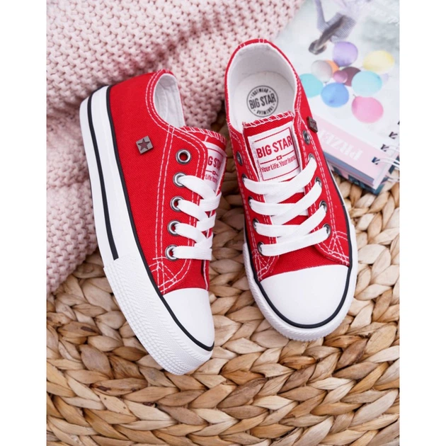Trampki chłopięce Big Star FF374201 34 Czerwone (5900714171384) - obraz 4