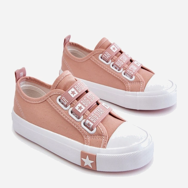 Trampki dziecięce dla dziewczynki Big Star LL374008 33 Ciemnobeżowe (5900714611378) - obraz 3