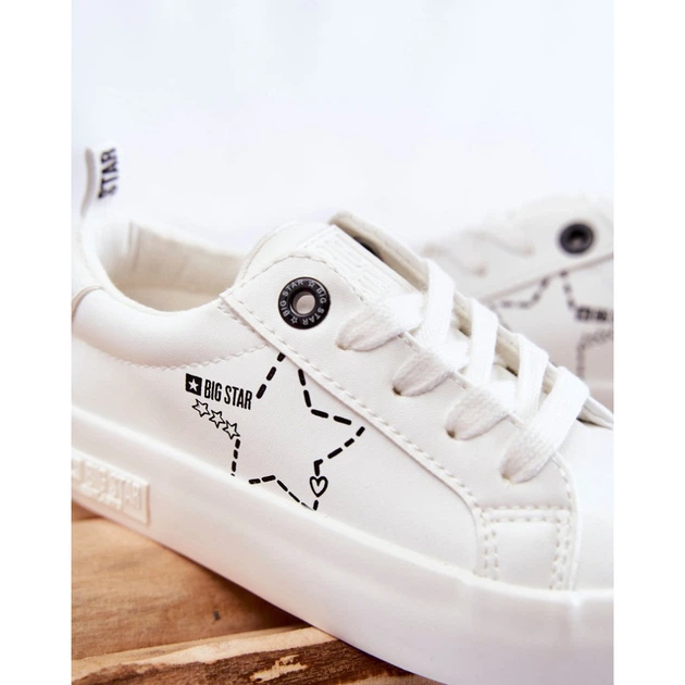 Buty sportowe chłopięce Big Star KK374222 31 Białe (5900714564124) - obraz 8