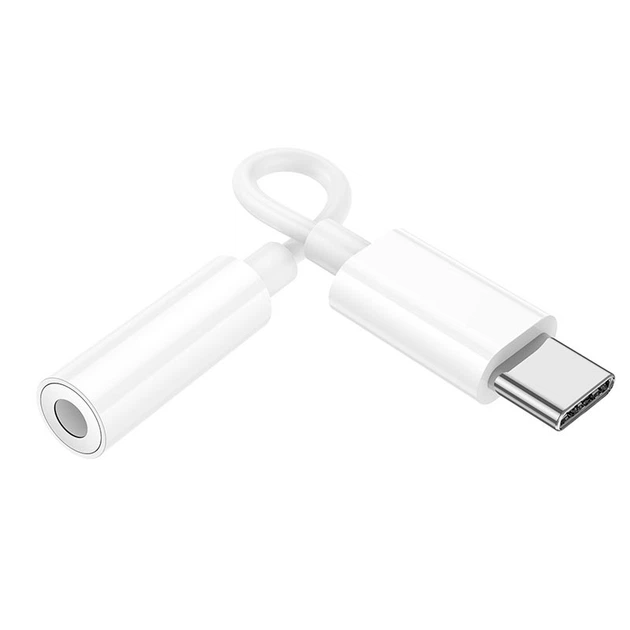 Переходник Hoco Type-C to 3.5 mm цифровой аудиоконвертер LS35 white - изображение 5