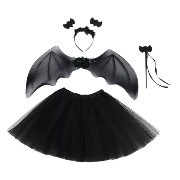 Карнавальный костюм Летучая мышь H&M 146 170см, черный (46387)