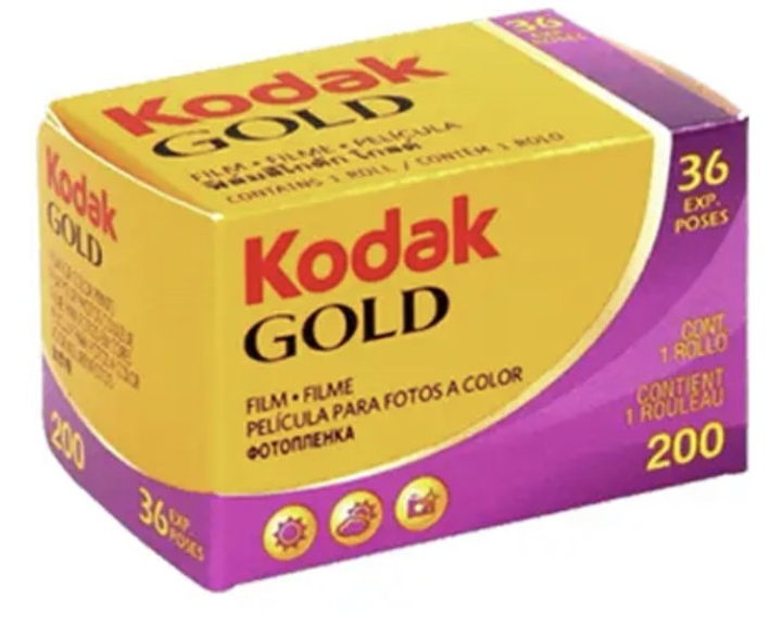 Пленка Kodak Gold 200/36 цветная фотопленка 35 мм (36 кадров) – фото ...
