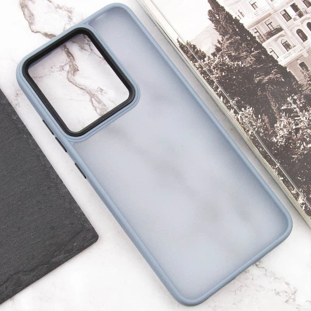 Чохол TPU+PC Lyon Frosted для Xiaomi Redmi 13C / Poco C65 Sierra Blue - изображение 4