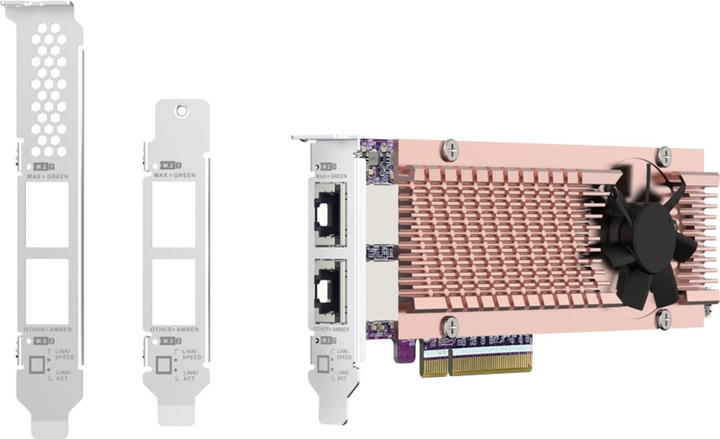 Karta sieciowa do serwerów QNAP QM2-2P410G2T - obraz 2