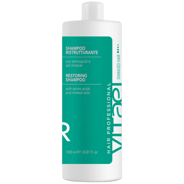 Шампунь восстанавливающий для поврежденных волос VITAEL DAMAGED HAIR RESTORING SHAMPOO 1000 мл - Фото 1 Шампунь восстанавливающий для поврежденных волос VITAEL DAMAGED HAIR RESTORING SHAMPOO 1000 мл - изображение 1