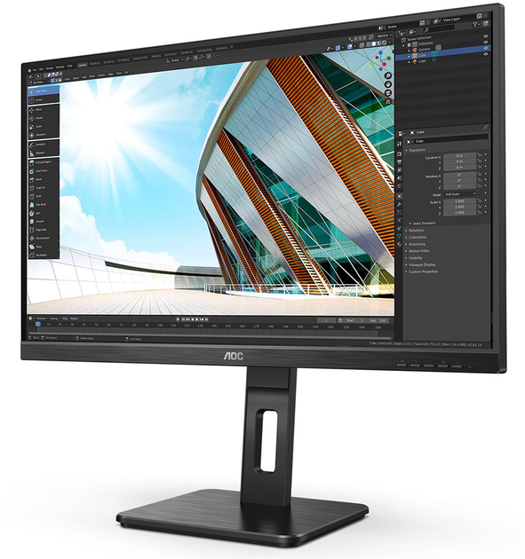 Монитор 27" AOC Q27P2Q - изображение 3
