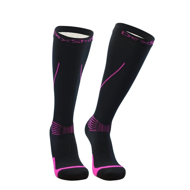Шкарпетки водонепроникні Dexshell Compression Mudder, р-р L, рожеві - зображення 1