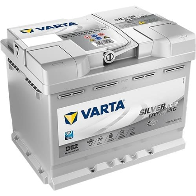 Автомобильный аккумулятор VARTA Silver Dynamic AGM 70Ah 760А R+ (правый +)  E39 — купить в Украине