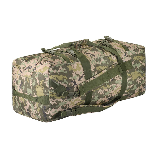 Сумка-баул/рюкзак M-Tac Камуфляжний зелений колір - 90 л (армійський речмішок американський) - зображення 1