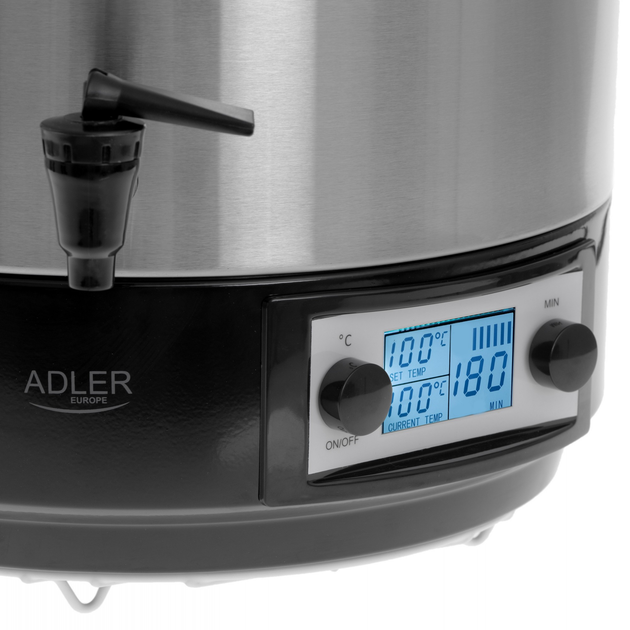 Кастрюля электрическая ADLER AD 4496 POLAND термопот с терморегулятором температуры для пастеризации - изображение 3