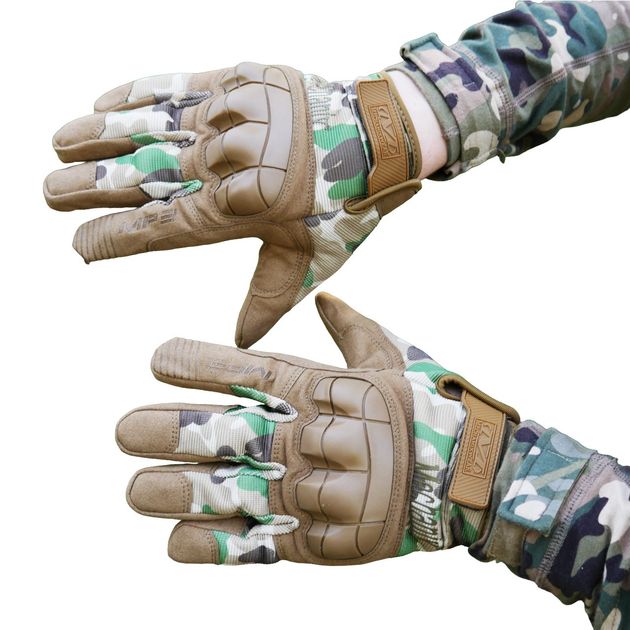 Перчатки тактические Mechanix M-Pact 3 с косточками Мультикам XL - изображение 2