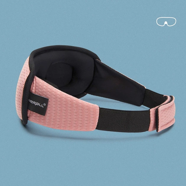 Маска для сна дышащая комфорт SUNROZ 3D Breath Pink (A-17132) - Фото 3 Маска для сна дышащая комфорт SUNROZ 3D Breath Pink (A-17132) - изображение 3