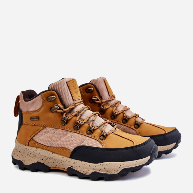 Zimowe buty trekkingowe męskie niskie Cross Jeans KK1R4020C 42 Camel (8697319350388) - obraz 4