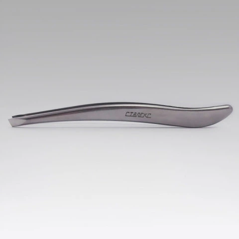 Пінцет для брів скошений Сталекс Staleks Classic 13 Type 3 ТС-13/3 - Фото 1 Пінцет для брів скошений Сталекс Staleks Classic 13 Type 3 ТС-13/3 - зображення 1