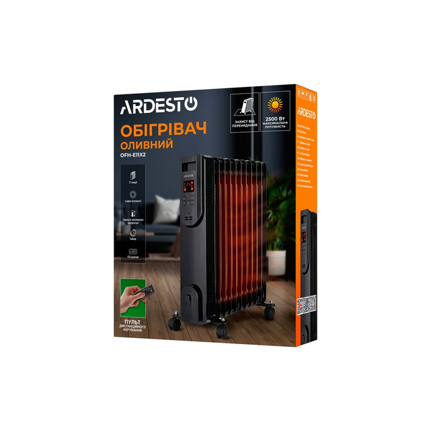 Масляный радиатор Ardesto OFH-E11X2 - изображение 3