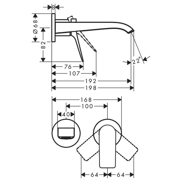 Змішувач для умивальника HANSGROHE VIVENIS 75050000 - зображення 2