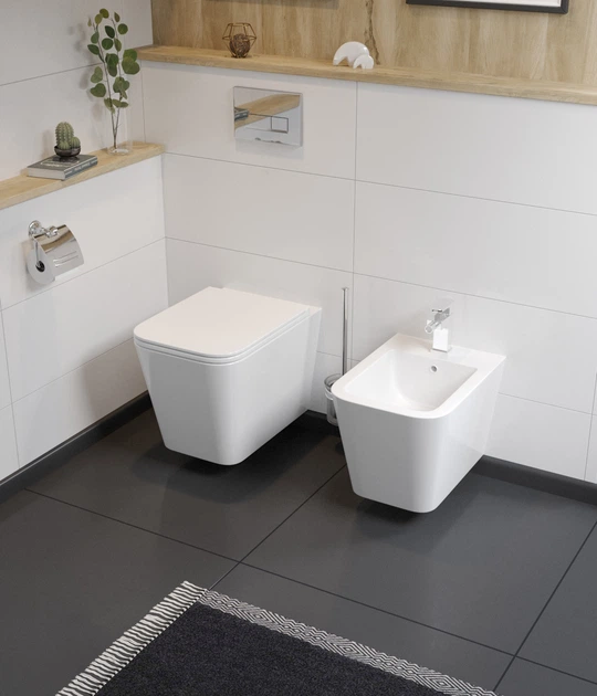 Біде підвісне KOLLER POOL Kvadro KR-0485-B - зображення 2