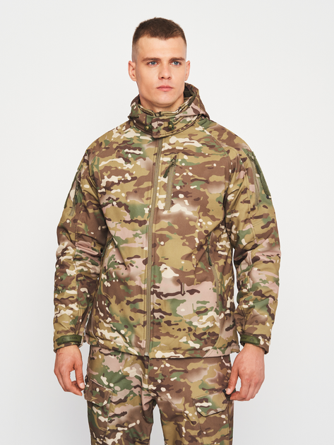 Тактична куртка Kodor Soft Shell КММ 7722 XL Мультикам (24100024168) - зображення 1