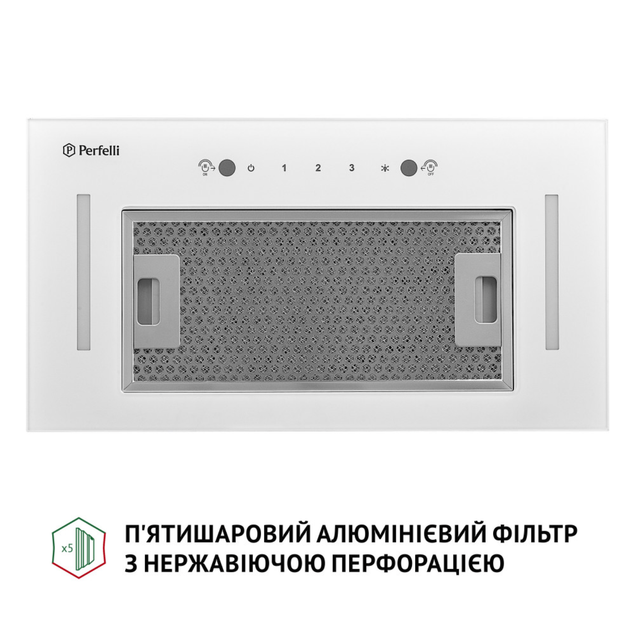 Вытяжка полновстраиваемая Perfelli BIS 58844 WH 1200 LED - изображение 4
