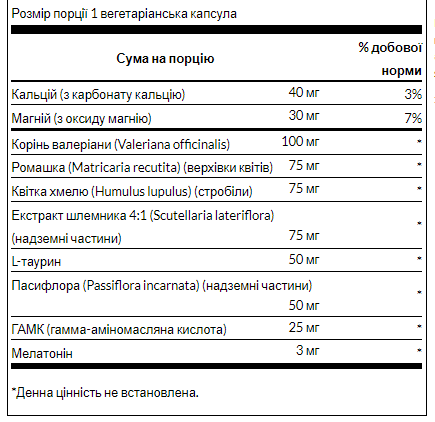 Добавка до здорового сну Swanson Sleep Essentials 60 Veg Caps Per Bottle - зображення 2
