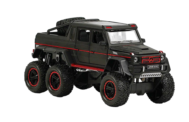 Машинка металлическая детская Mercedes-Benz G63 AMG 6×6 Auto Expert Premium Черный - Фото 1 Машинка металлическая детская Mercedes-Benz G63 AMG 6×6 Auto Expert Premium Черный - изображение 1