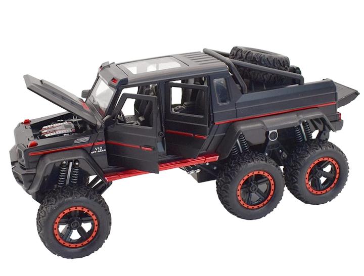 Машинка металлическая детская Mercedes-Benz G63 AMG 6×6 Auto Expert Premium Черный - Фото 3 Машинка металлическая детская Mercedes-Benz G63 AMG 6×6 Auto Expert Premium Черный - изображение 3
