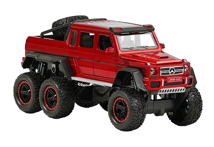Машинка металева дитяча Mercedes-Benz G63 AMG 6×6 Auto Expert Premium Червоний - Фото 1 Машинка металева дитяча Mercedes-Benz G63 AMG 6×6 Auto Expert Premium Червоний - зображення 1