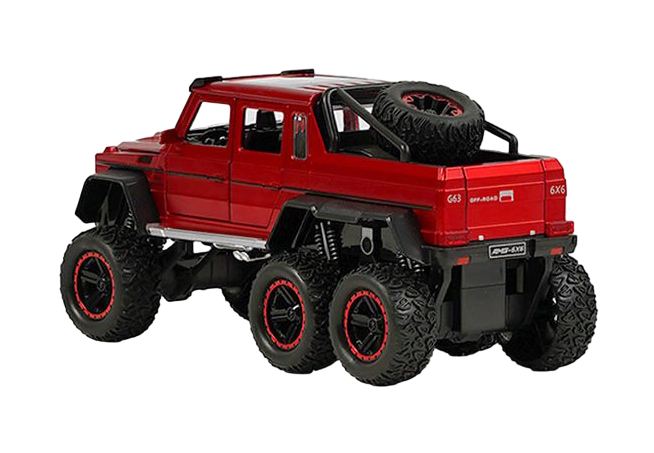 Машинка металева дитяча Mercedes-Benz G63 AMG 6×6 Auto Expert Premium Червоний - Фото 5 Машинка металева дитяча Mercedes-Benz G63 AMG 6×6 Auto Expert Premium Червоний - зображення 5