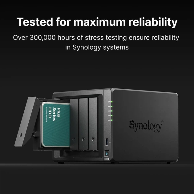 Жорсткий диск Synology Plus 8TB 5400rpm 256MB HAT3300-8T 3.5" SATA III - зображення 4