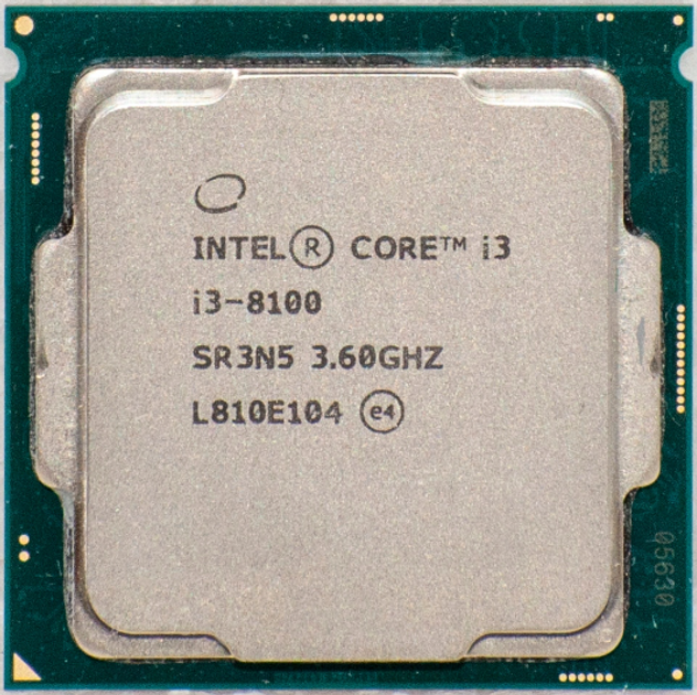 Процесор Intel Core i3-8100 3.60 GHz s1151 v2 UHD Graphics 630 Б/В ...