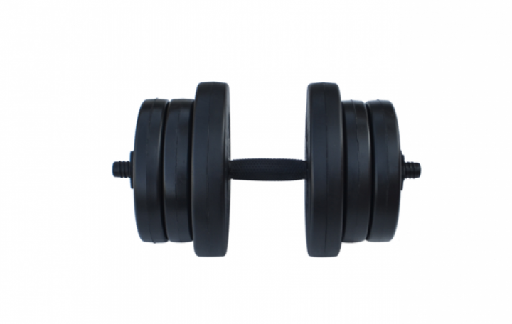 Гантель RN-Sport разборная композитная 20 кг 1 шт + Скакалка в подарок - Фото 2 Гантель RN-Sport разборная композитная 20 кг 1 шт + Скакалка в подарок - изображение 2