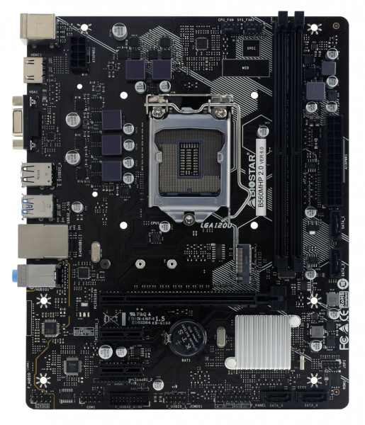Материнська плата Biostar b560mhp 2.0 (s1200, Intel b560, ddr4) - зображення 2