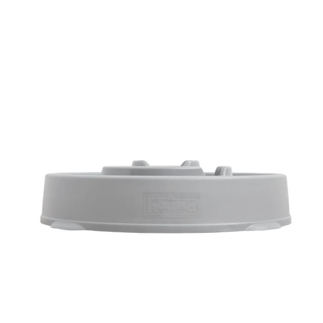 Миска-лабіринт для собак Outward Hound Fun Feeder Slo-Bowl сіра 20,2 см - зображення 3