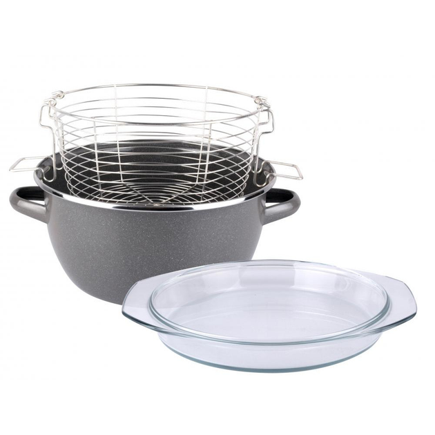 Кастрюля-фритюрница Vitrinor Parma VR-2111184 24 см 5 л 